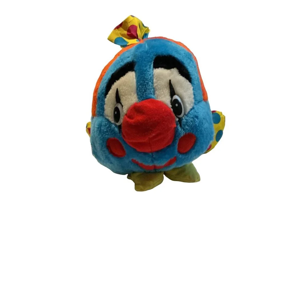 Allentown Toy Co.‎ 1995 Plush Clownfish Stuffed Animal With Polka Dot Accents